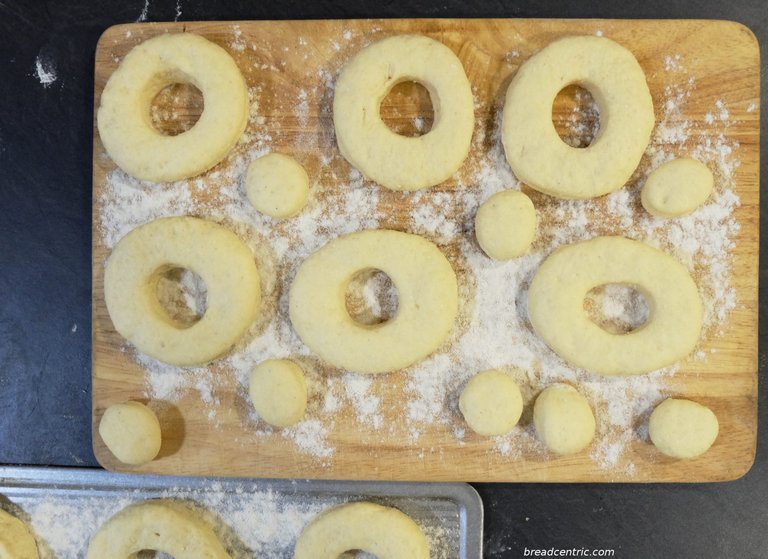 Rising doughnuts